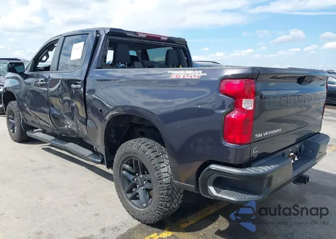 2022 Chevrolet Silverado 1500 4Wd Short Bed Custom Trail Boss from USA, damaged, VIN 3GCPDCEK2NG584287